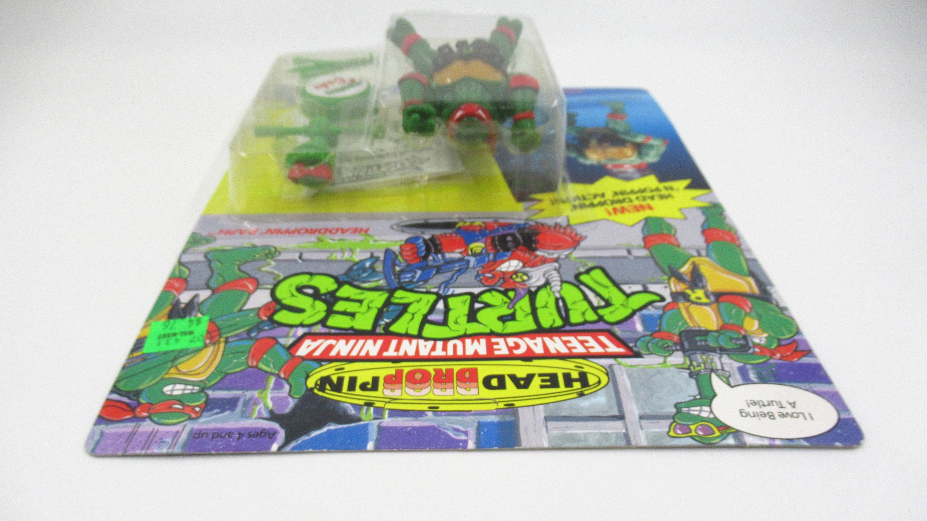 Teenage Mutant Ninja Turtles Headdroppin' TMNTs Set of 4 - Playmates (1991)